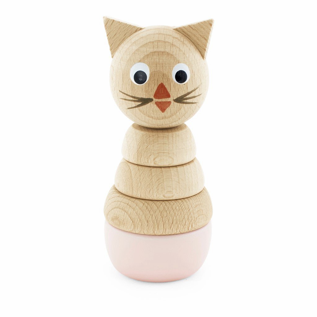 Wooden Cat Stacking Puzzle - Victoria