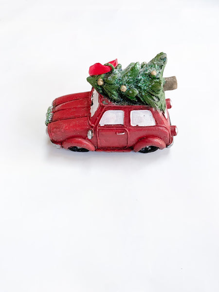 Red car ornament