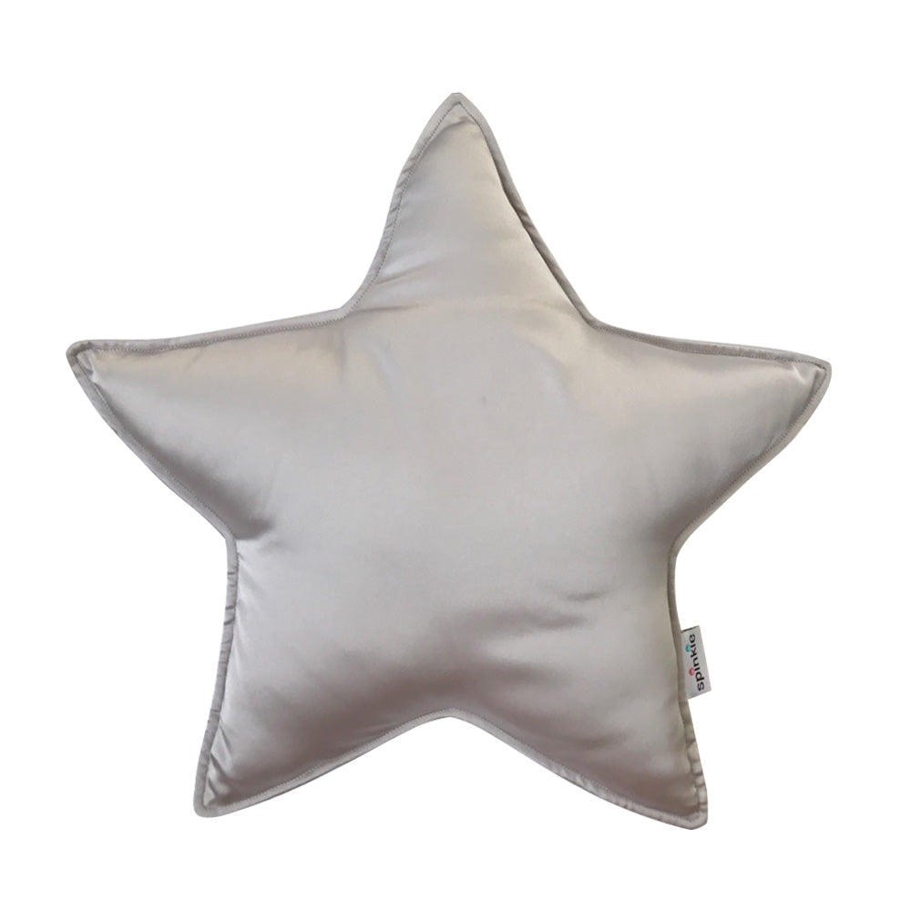 Charmeuse Star Pillow - Oyster